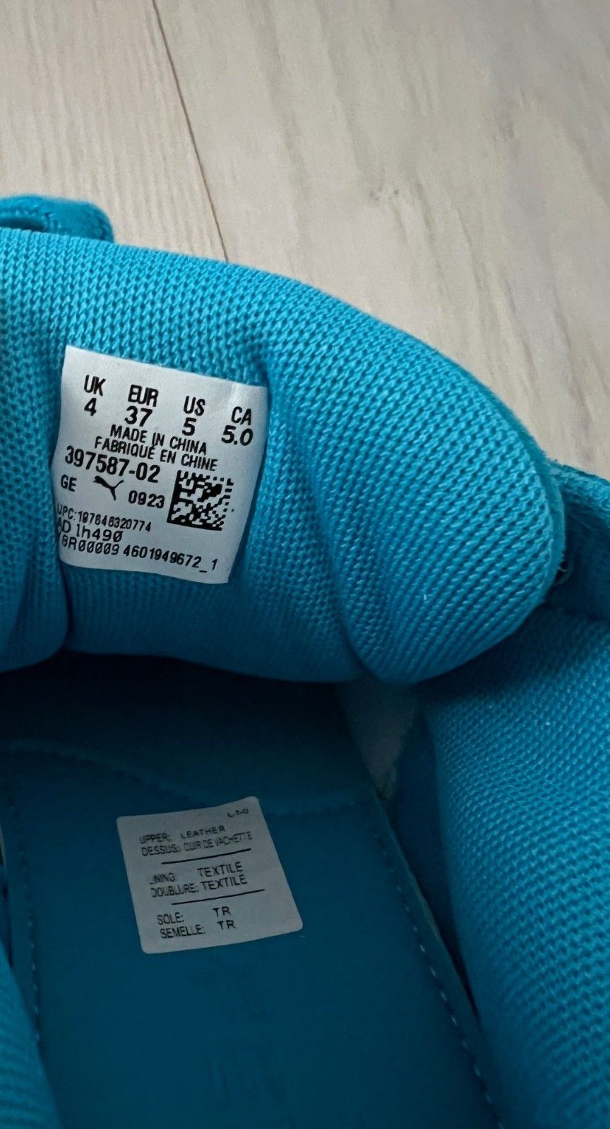 Puma PUMA x FENTY 397587 Creeper Phatty Suede Sneakers Blue ( 5 ) Size US 5 / IT 35 - 6 Thumbnail
