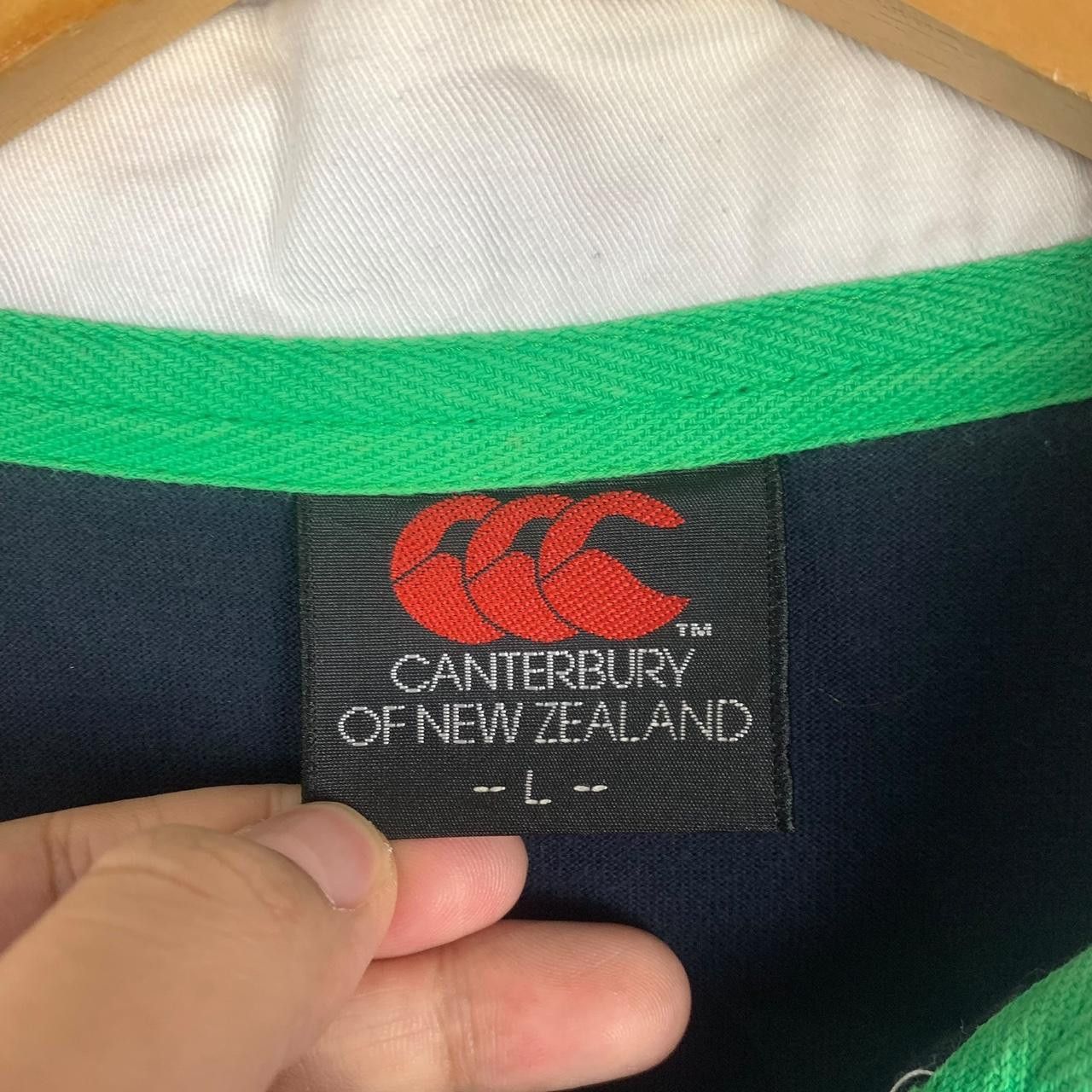 Canterbury of New Zealand CANTERBURY NEW ZEALAND Embroidered Logo Rugby Polo Tee Size US L / EU 52-54 / 3 - 3 Thumbnail