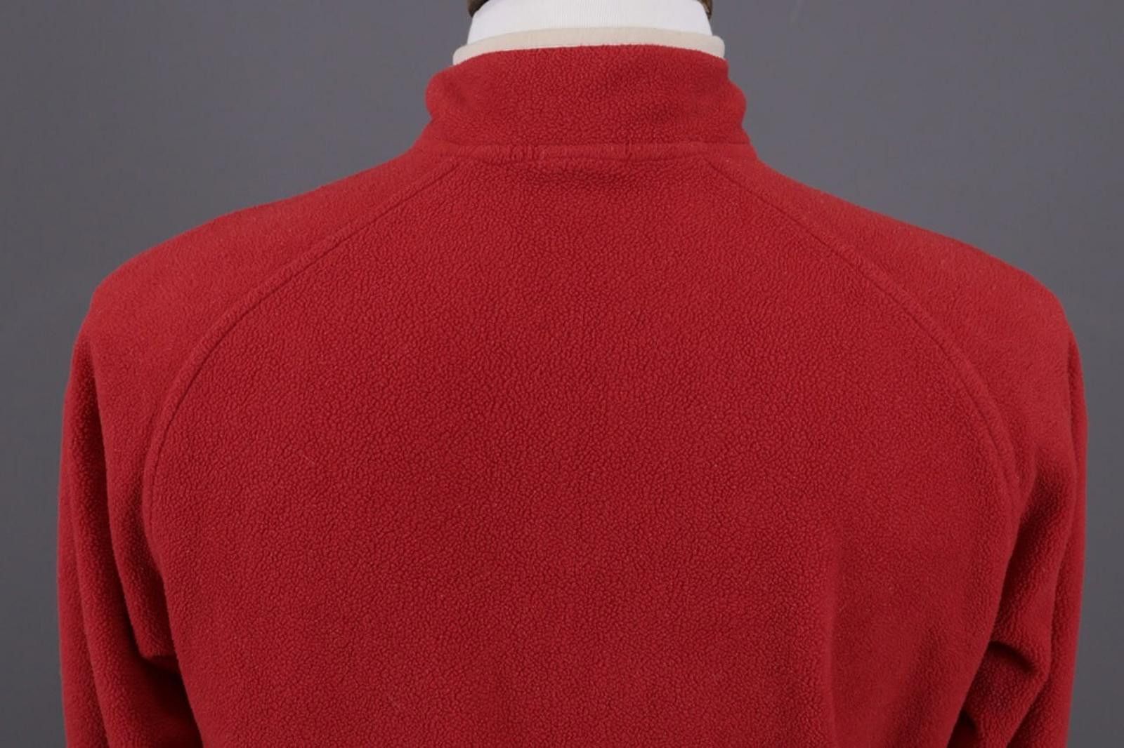 Nike Vintage Nike Red High Fleece Jacket Jumper Sweater Size L Size US L / EU 52-54 / 3 - 7 Thumbnail
