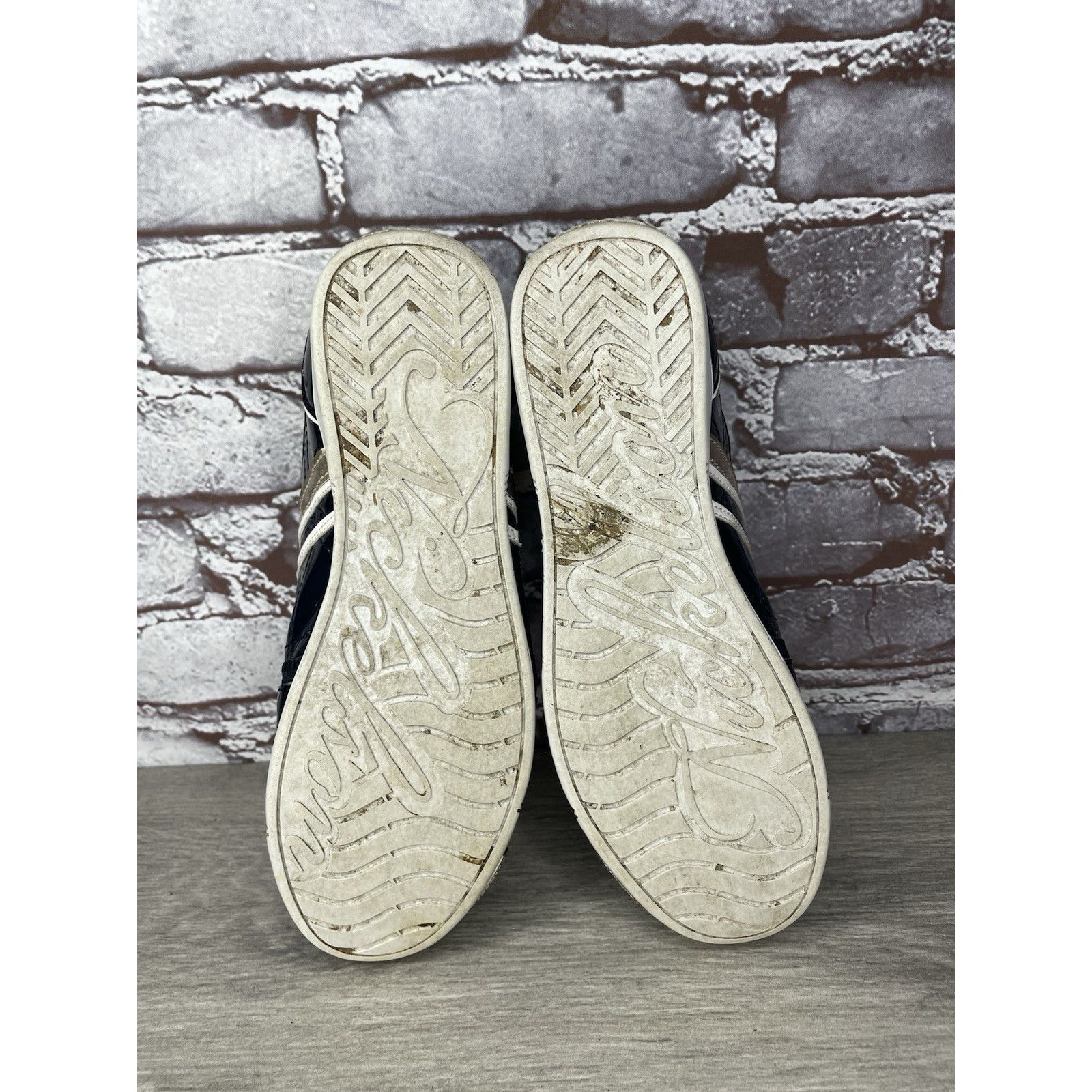 Studio Nicholson NICKELSON Fiera Blue Patent Leather Low Top Lace Sneakers Wo Size US 7.5 / IT 37.5 - 20 Thumbnail