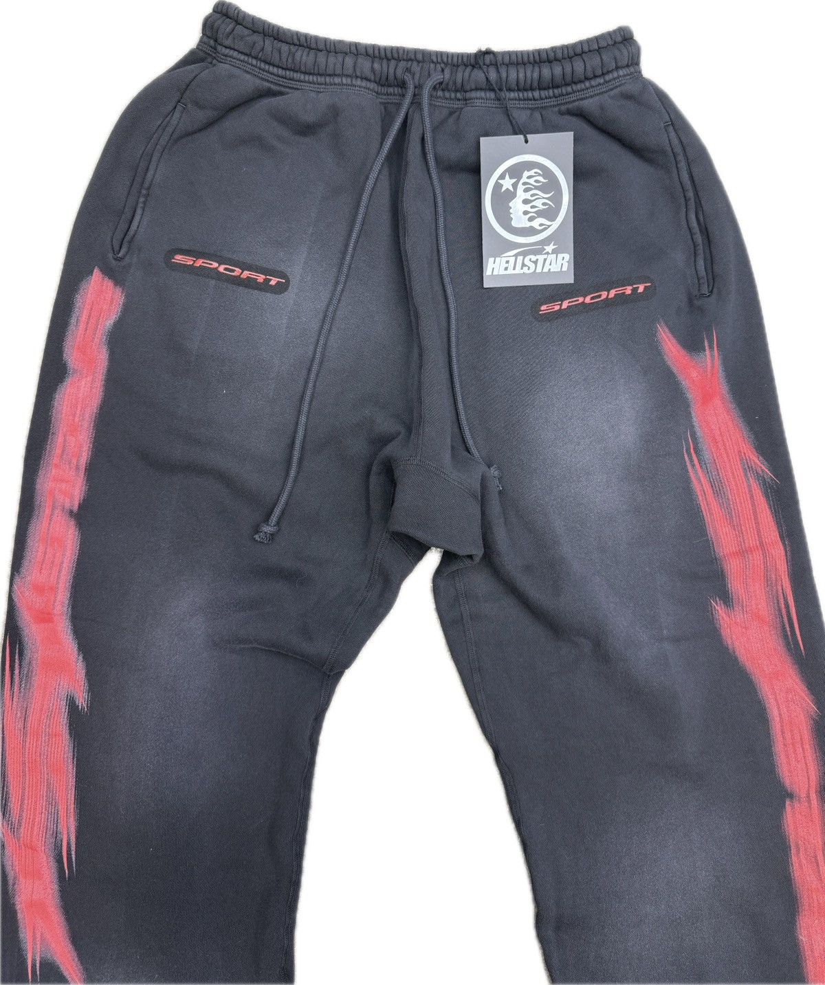 HELLSTAR Hellstar Motion Blur Sweatpants Size US 38 / EU 54 - 2 Thumbnail