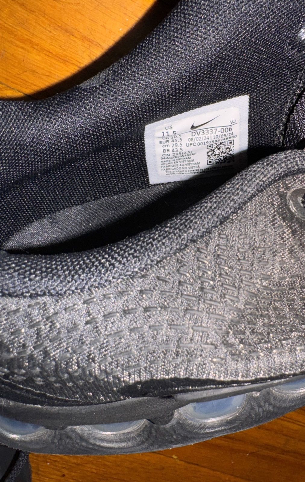 Nike Nike Air Max DN shoe in the "Triple Black" colorway Size US 11.5 / EU 44-45 - 9 Thumbnail