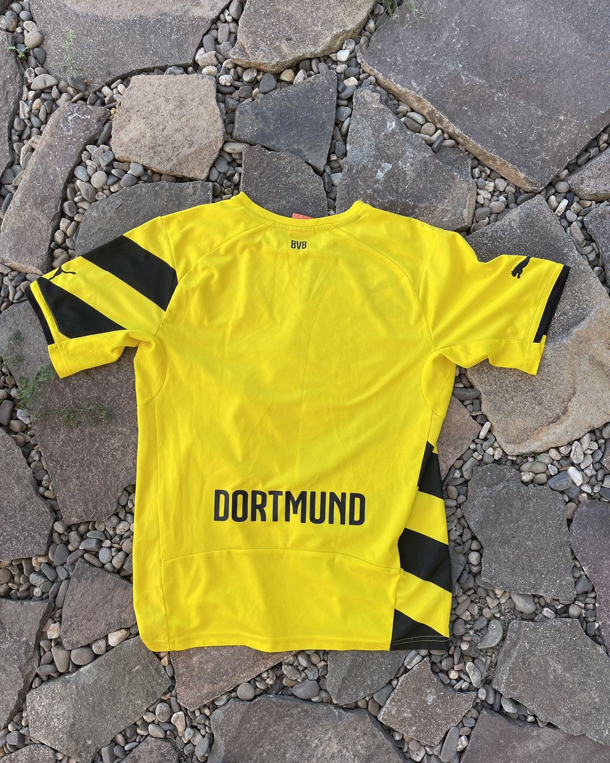 Puma 2014 Puma Borrusia Dortmund yellow soccer jersey Size US S / EU 44-46 / 1 - 9 Thumbnail