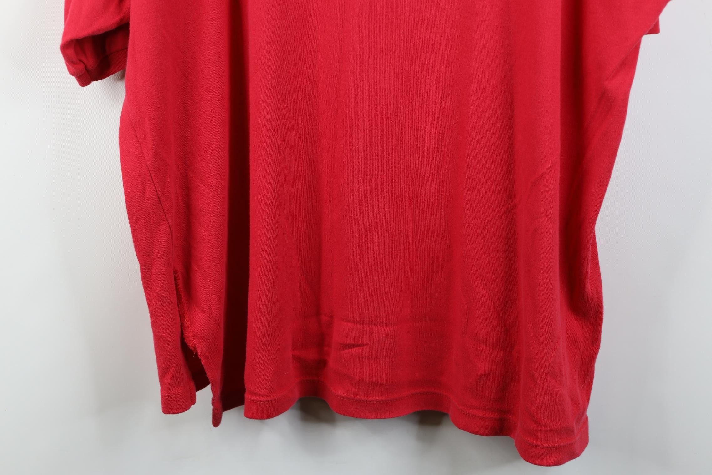 Vintage Vintage 80s 90s Beer King of Beers Golf Polo Shirt Red USA Size US XXL / EU 58 / 5 - 16 Thumbnail