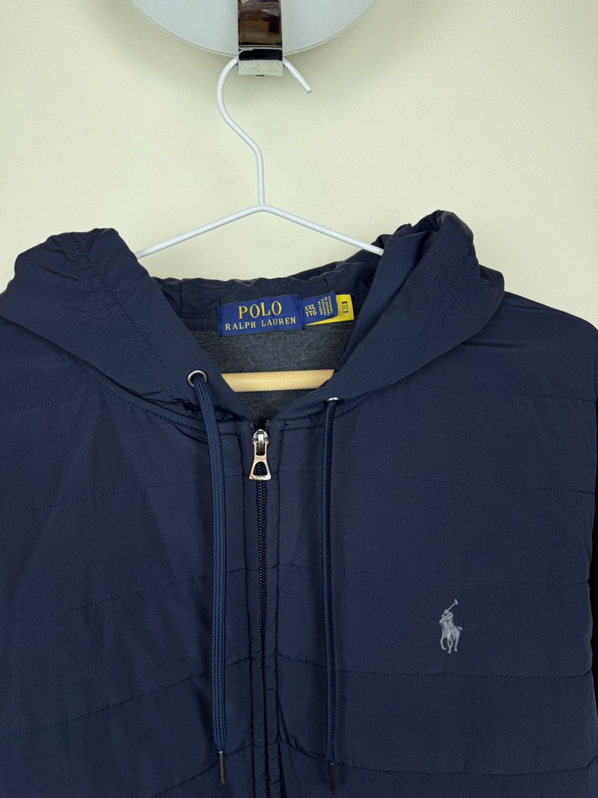 Polo Ralph Lauren Polo Ralph Lauren Quilted Zip Hoodie Size XXL / US 16-18 / IT 52-54 - 2 Thumbnail