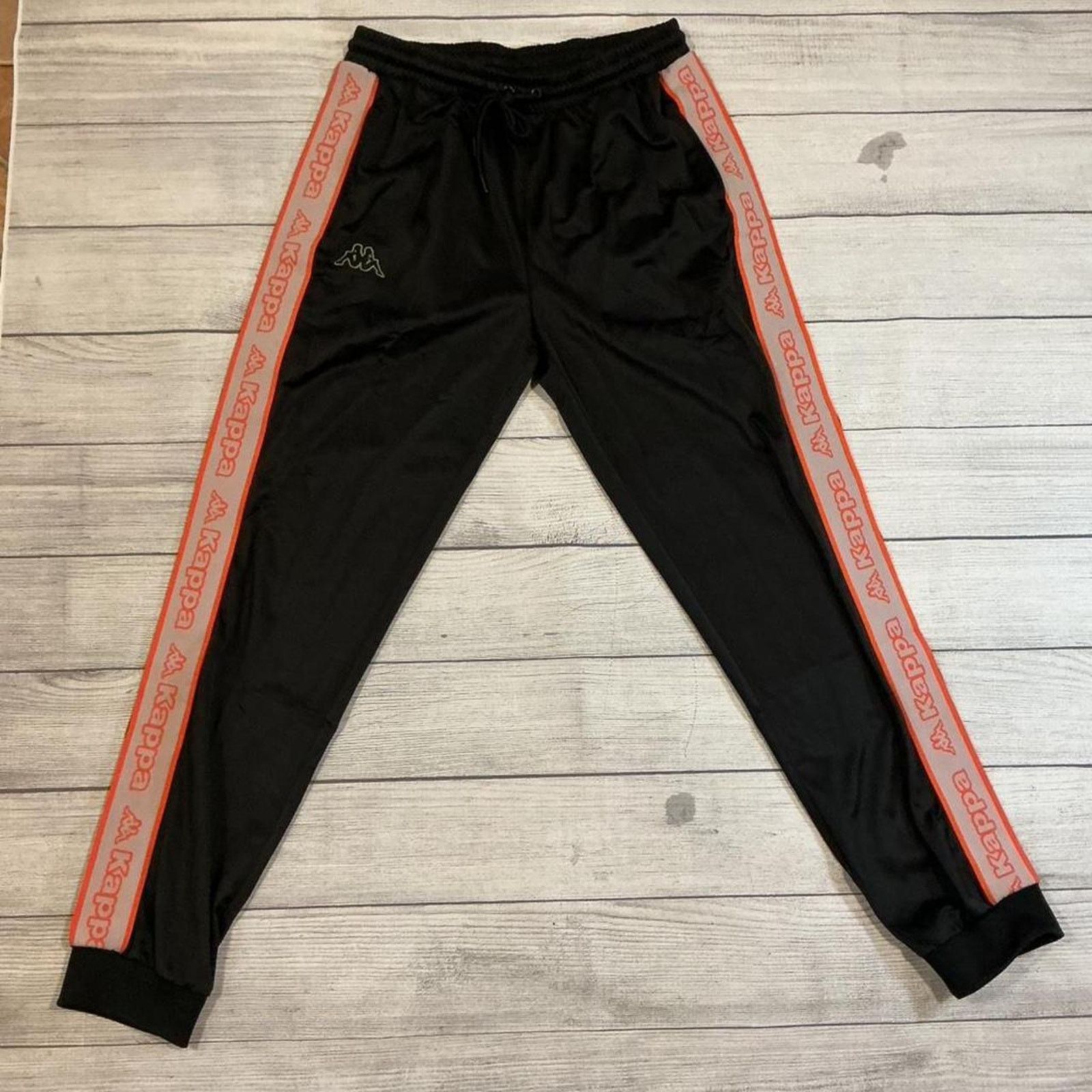 Kappa Kappa black logo tape track pants Size US 26 / EU 42 - 2 Thumbnail
