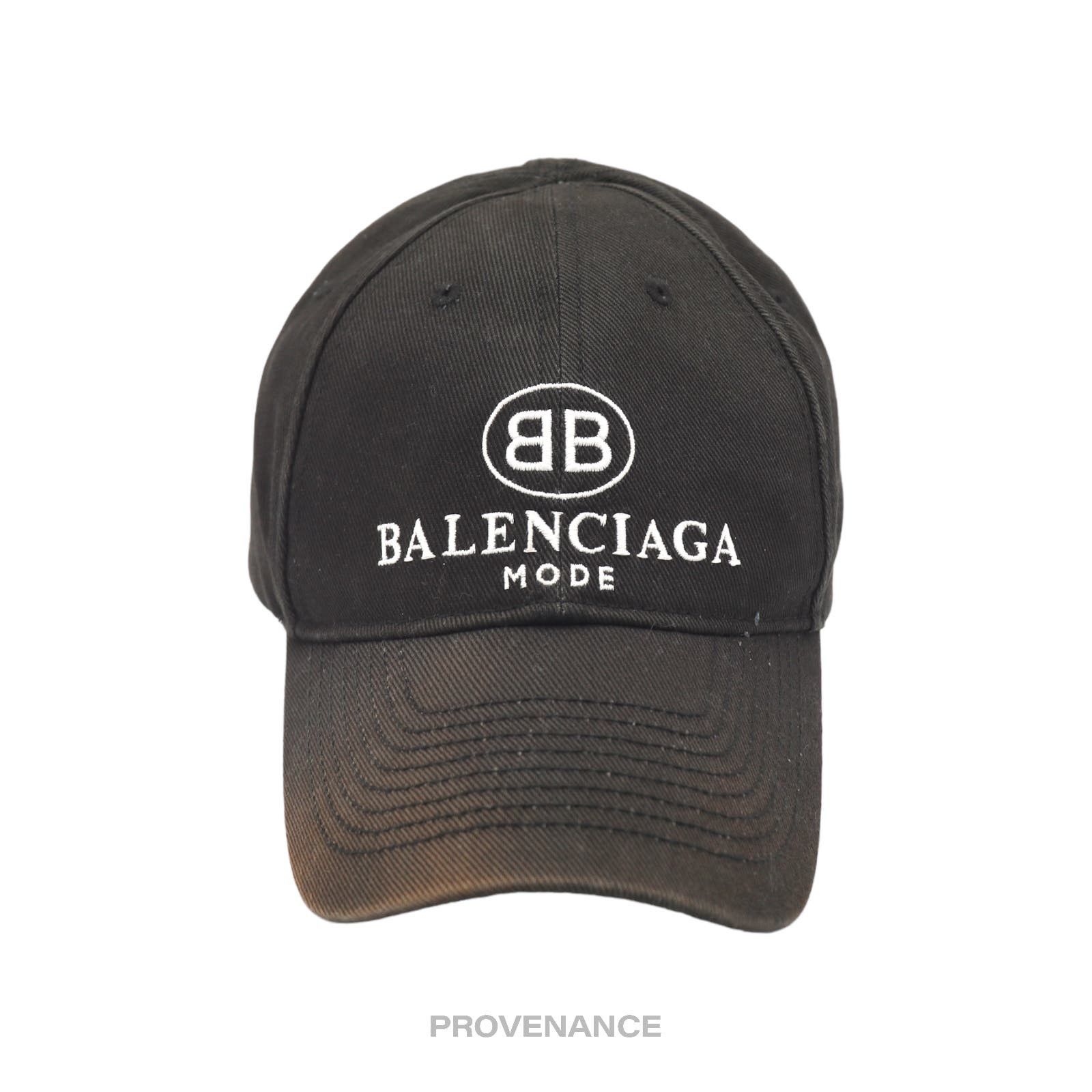 image of Balenciaga Bb Mode Cap - Faded Black, Men's