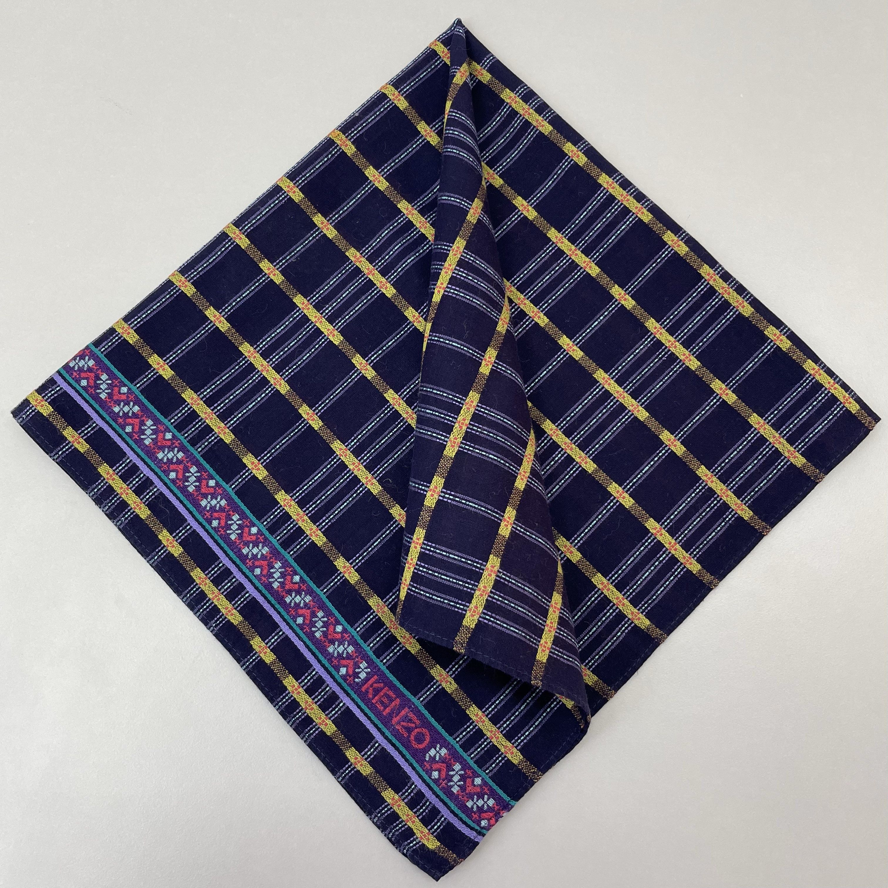 Kenzo × Vintage Kenzo Handkerchief / Neckerchief / Bandana - 4210 Size ONE SIZE - 1 Thumbnail