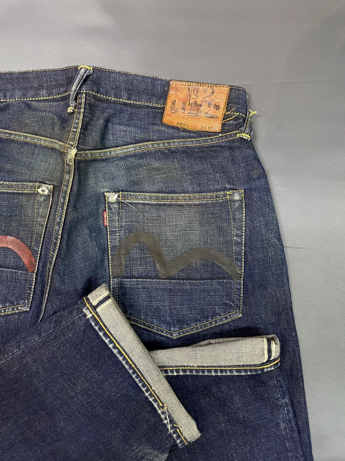 Evisu × Japanese Brand RARE Evisu Special Edition No.2 Selvedge Denim Jeans Size US 34 / EU 50 - 3 Thumbnail