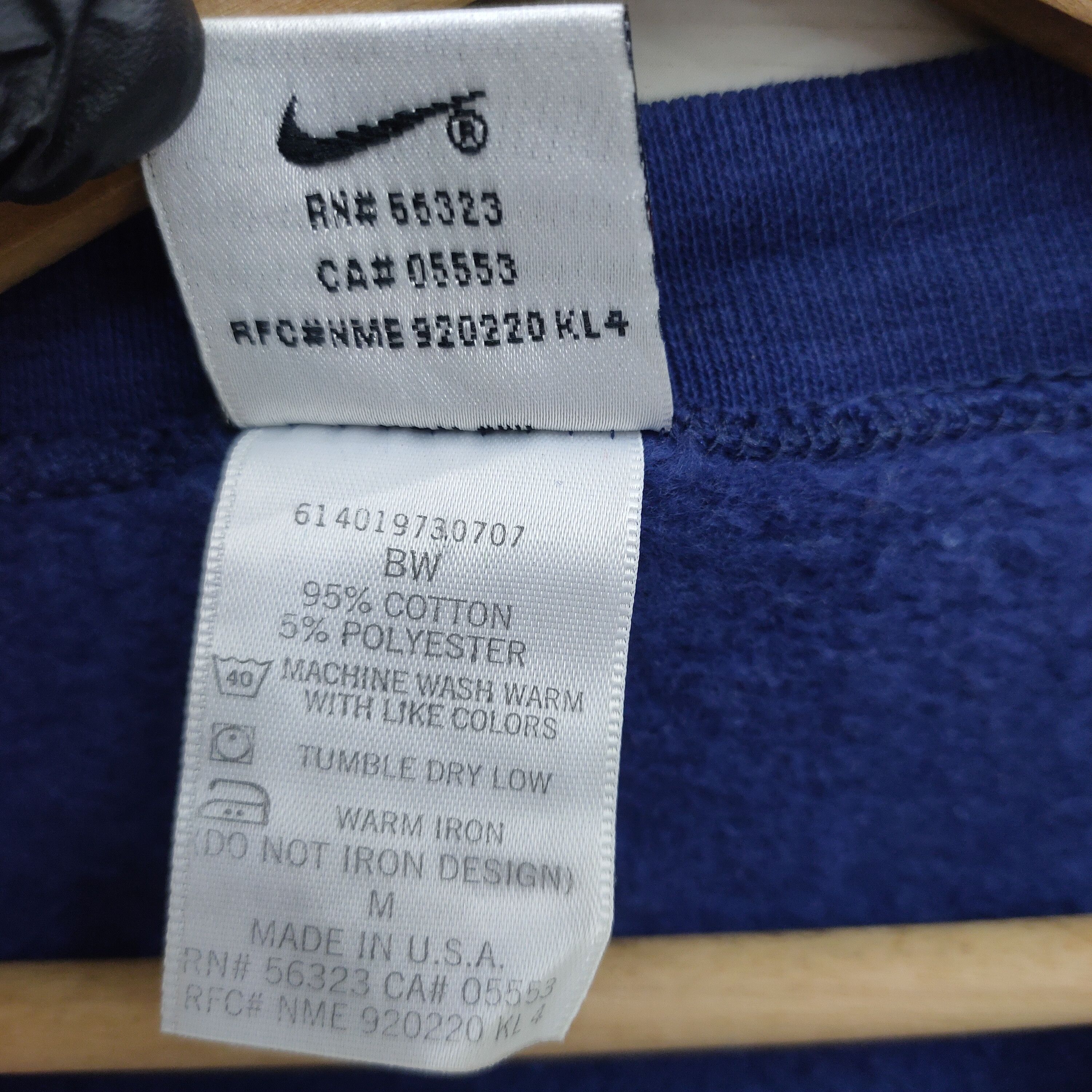 Nike × Vintage × Vision Streetwear Vintage 90s Nike Sweatshirt Niketown Size US M / EU 48-50 / 2 - 7 Thumbnail