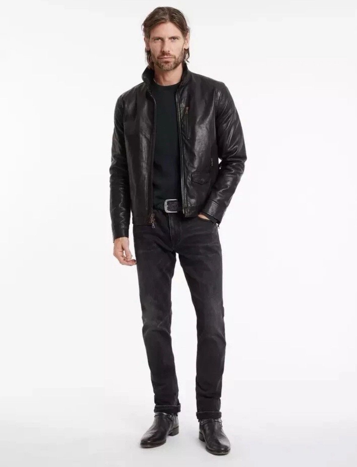 John Varvatos John Varvatos York Leather Jacket size EU 40 USA 50 Size US M / EU 48-50 / 2 - 4 Thumbnail
