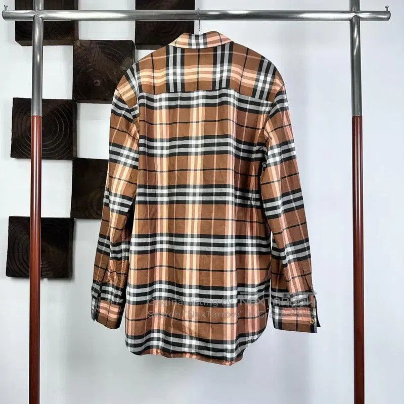 Burberry Burberry Men's Cotton Blend Check Shirt. Size US L / EU 52-54 / 3 - 2 Thumbnail