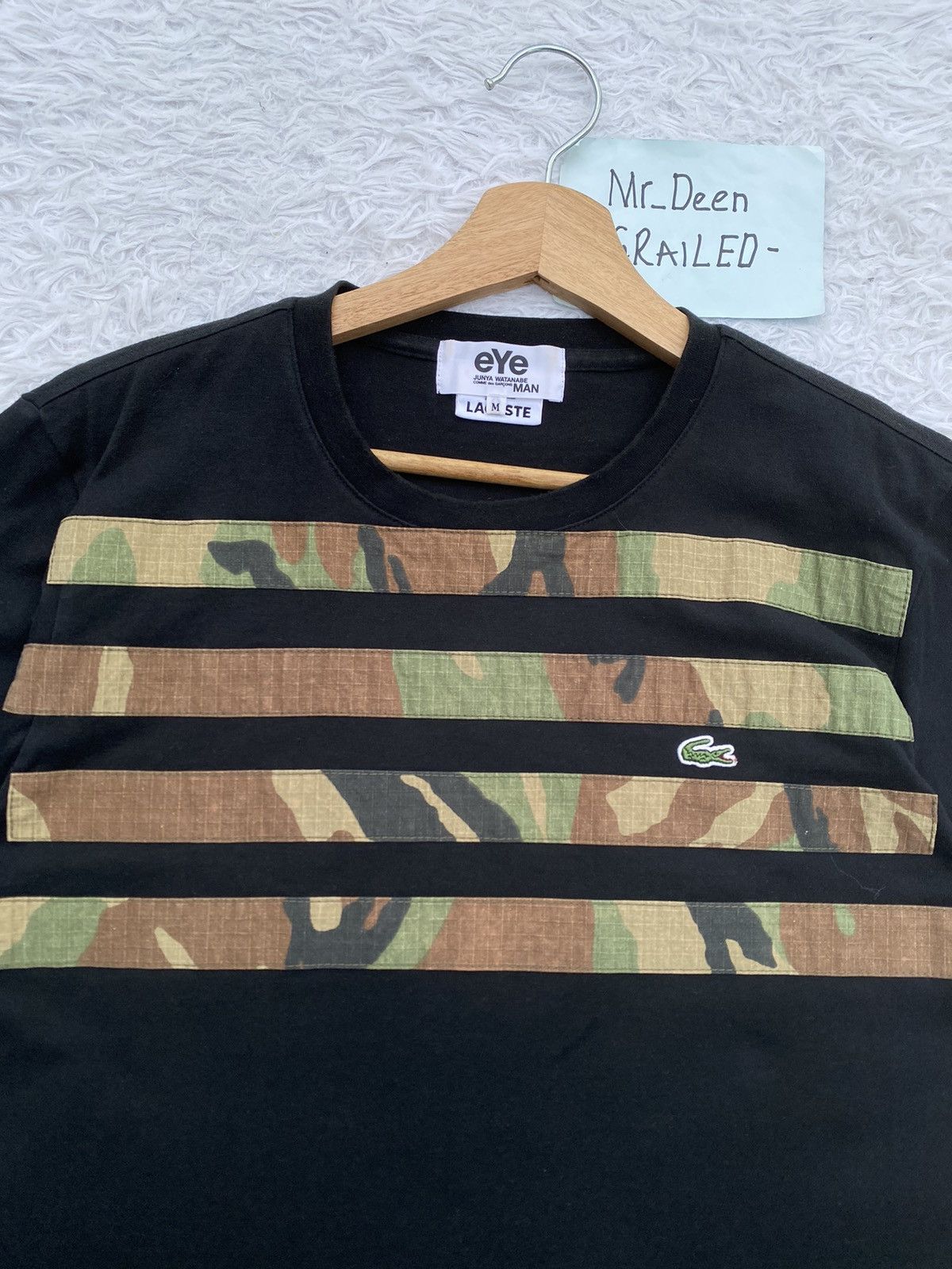 Junya Watanabe × Lacoste Rare AD2006 Lacoste x CDG Junya Watanabe Camo Tshirt Size US M / EU 48-50 / 2 - 8 Thumbnail