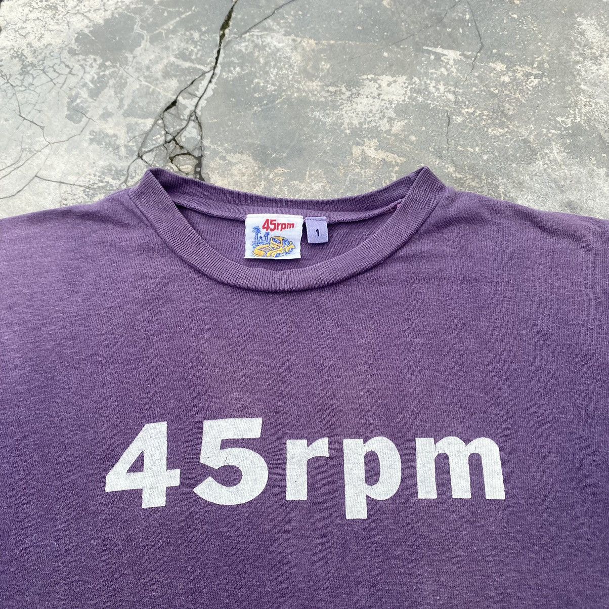 45rpm 45RPM ORGANIC PURPLE TEE Size US S / EU 44-46 / 1 - 2 Thumbnail