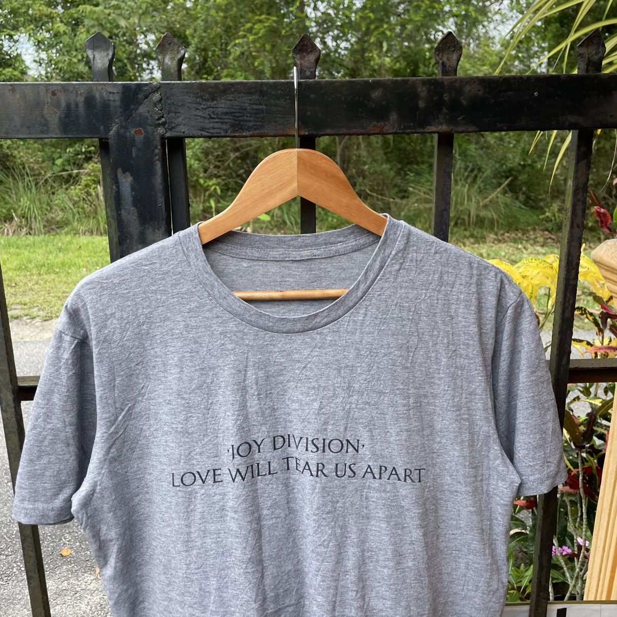 Band Tees × Joy Division × Vintage 🔥Vintage Joy Division Love Will Tear Us Apart Promo Song Tee Size US L / EU 52-54 / 3 - 4 Thumbnail