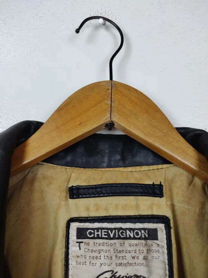 Chevignon Vintage Chevignon Double Rider Genuine Leather Jacket Size US L / EU 52-54 / 3 - 11 Thumbnail