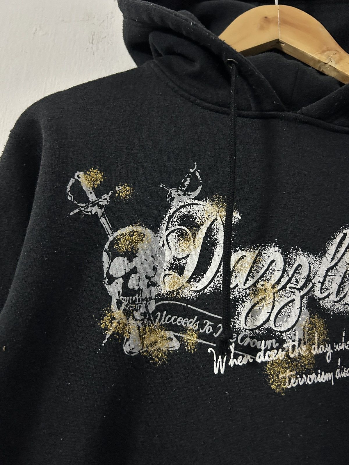 If Six Was Nine Unisex Hoodie Beaumere Cross Punk Poem Bondage Skull Design Size US M / EU 48-50 / 2 - 4 Thumbnail