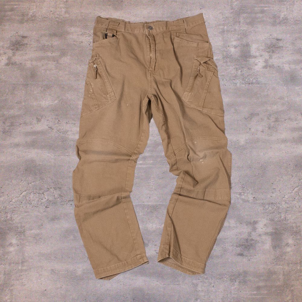 Japanese Brand × Vintage Tactical Angle Cargo Y2K Style Straight Fit Baggy Pant's Size US 32 / EU 48 - 1 Thumbnail