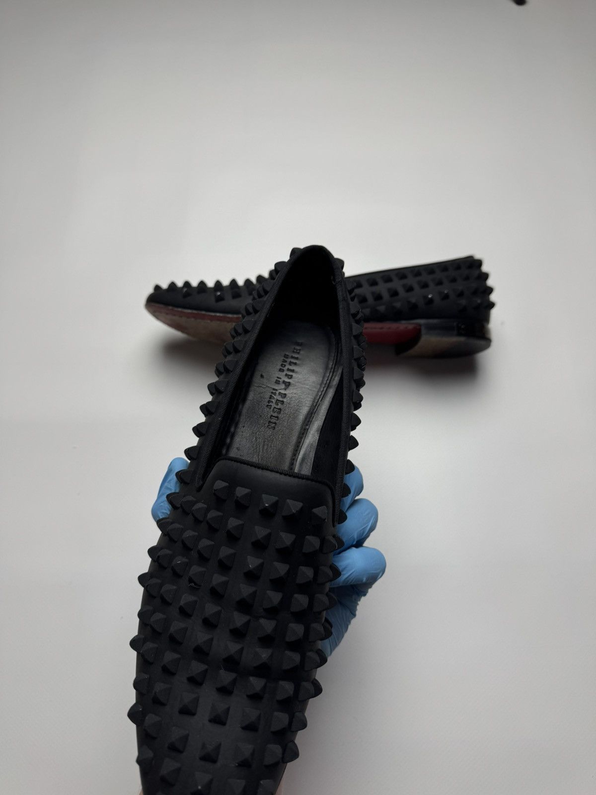 Philipp Plein Philipp Plein Spiked Studded Loafers - Black Matte Size US 8.5 / EU 41-42 - 3 Thumbnail
