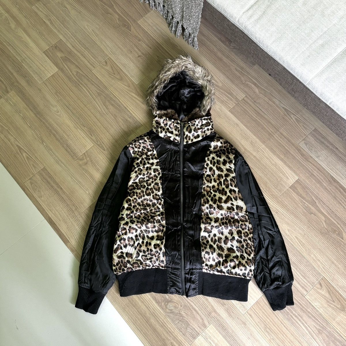 Hysteric Glamour × If Six Was Nine × Le Grande Bleu (L.G.B.) Cornflake vintage leopard Fur jacket IfSixWasNine LGB Style Size US L / EU 52-54 / 3 - 1 Thumbnail