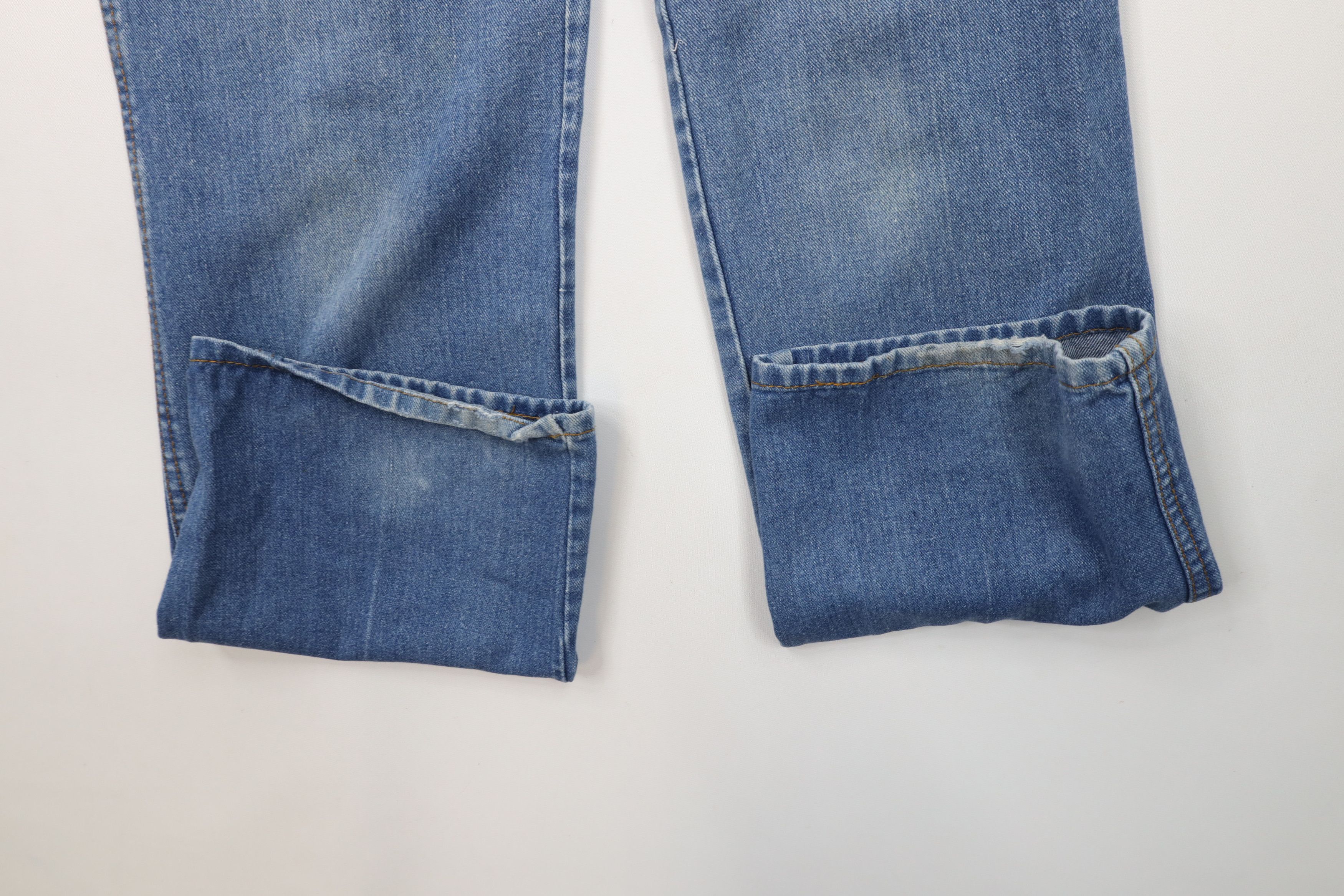Vintage Vintage 80s 90s Streetwear Flared Denim Jeans Blue Size 32" / US 10 / IT 46 - 6 Thumbnail