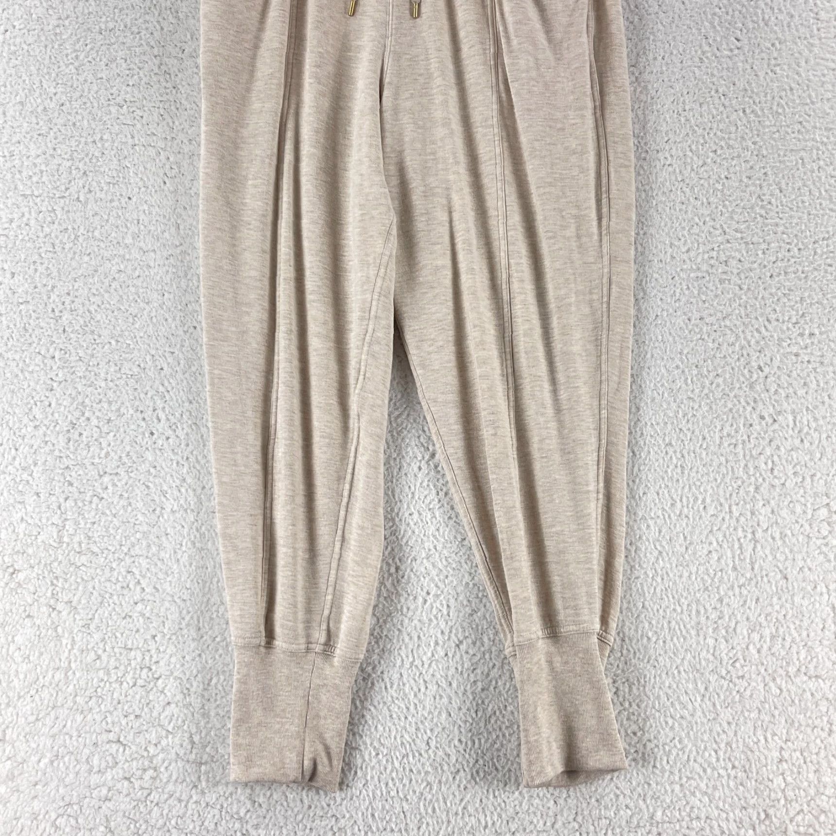 Lululemon Lululemon Still Chill Jogger Pants Women Size 10 Heathered Cashew Pull On Lounge Casual Size 32" / US 10 / IT 46 - 3 Thumbnail
