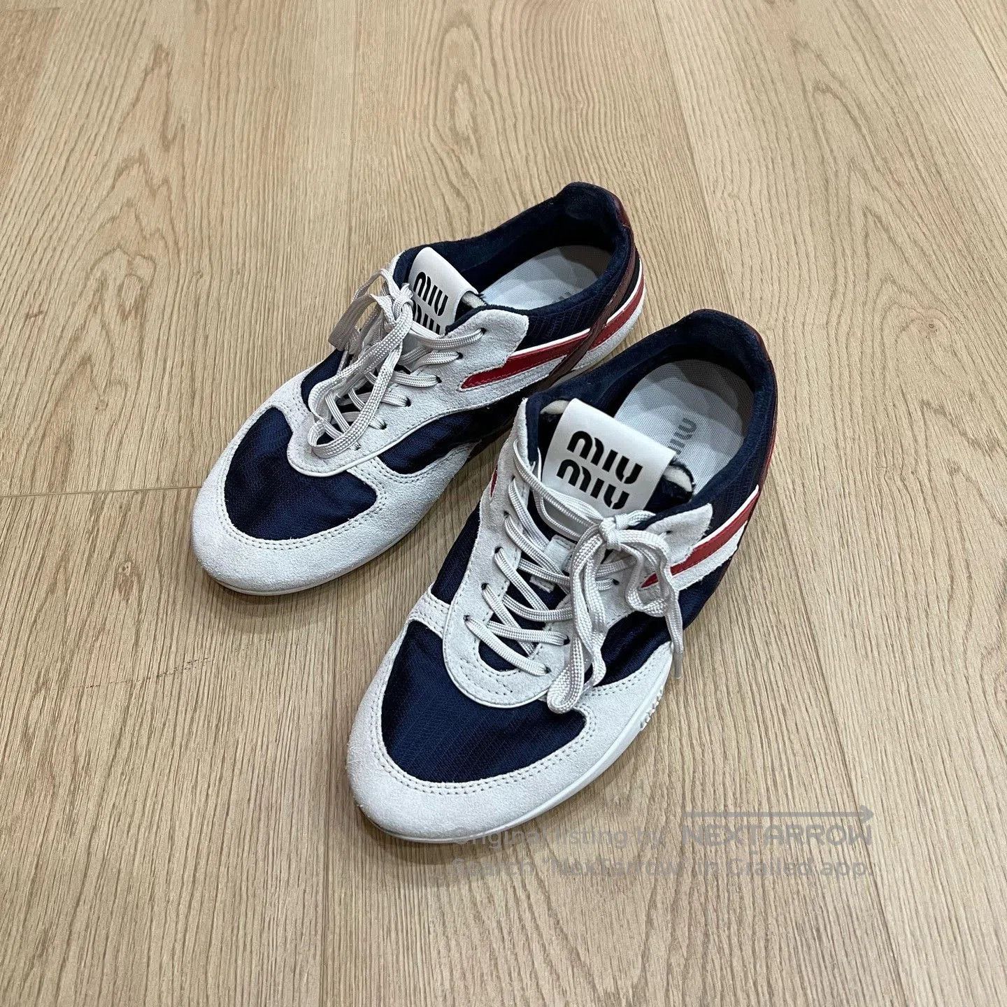 Miu Miu MiuMiu Gymnasium Sneakers. Size US 7 / IT 37 - 1 Thumbnail