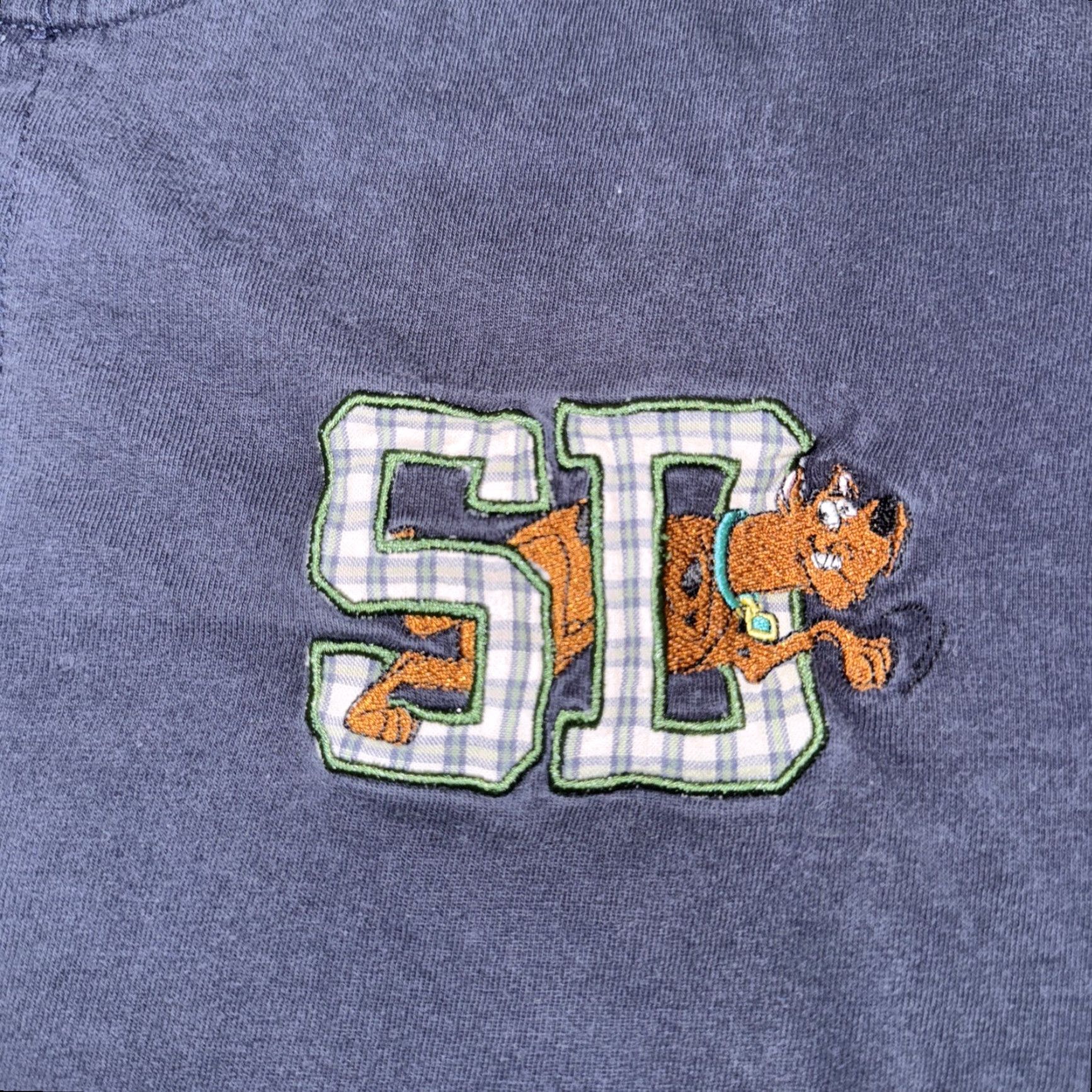 Vintage VINTAGE Scooby-Doo Henley Shirt Navy Blue M Men T-Shirt Cartoon Network Tag Size US M / EU 48-50 / 2 - 2 Thumbnail