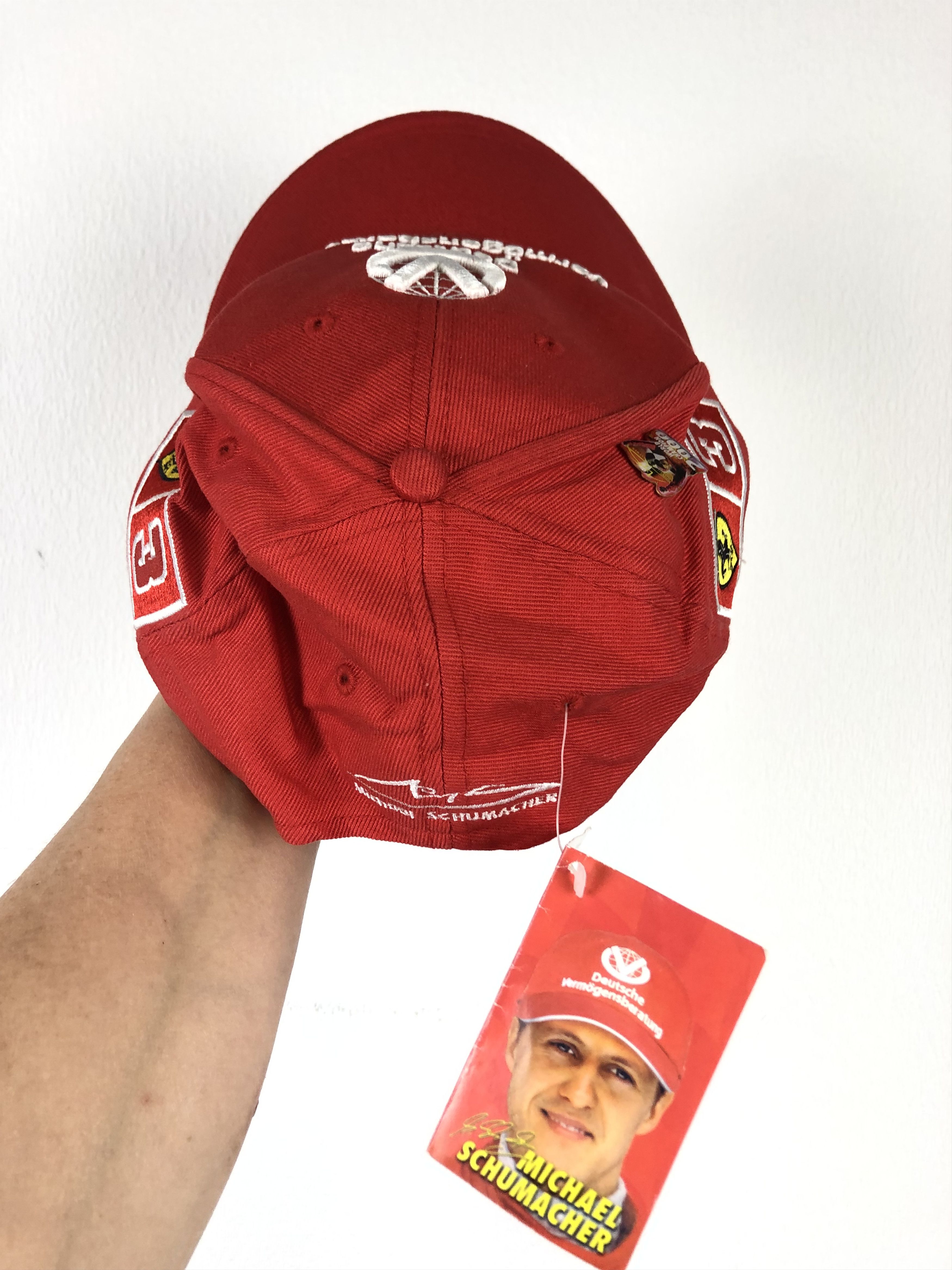 Ferrari × Vintage Vintage Ferrari Snapback Hat Cap Red New Rare Racing Size ONE SIZE - 4 Thumbnail