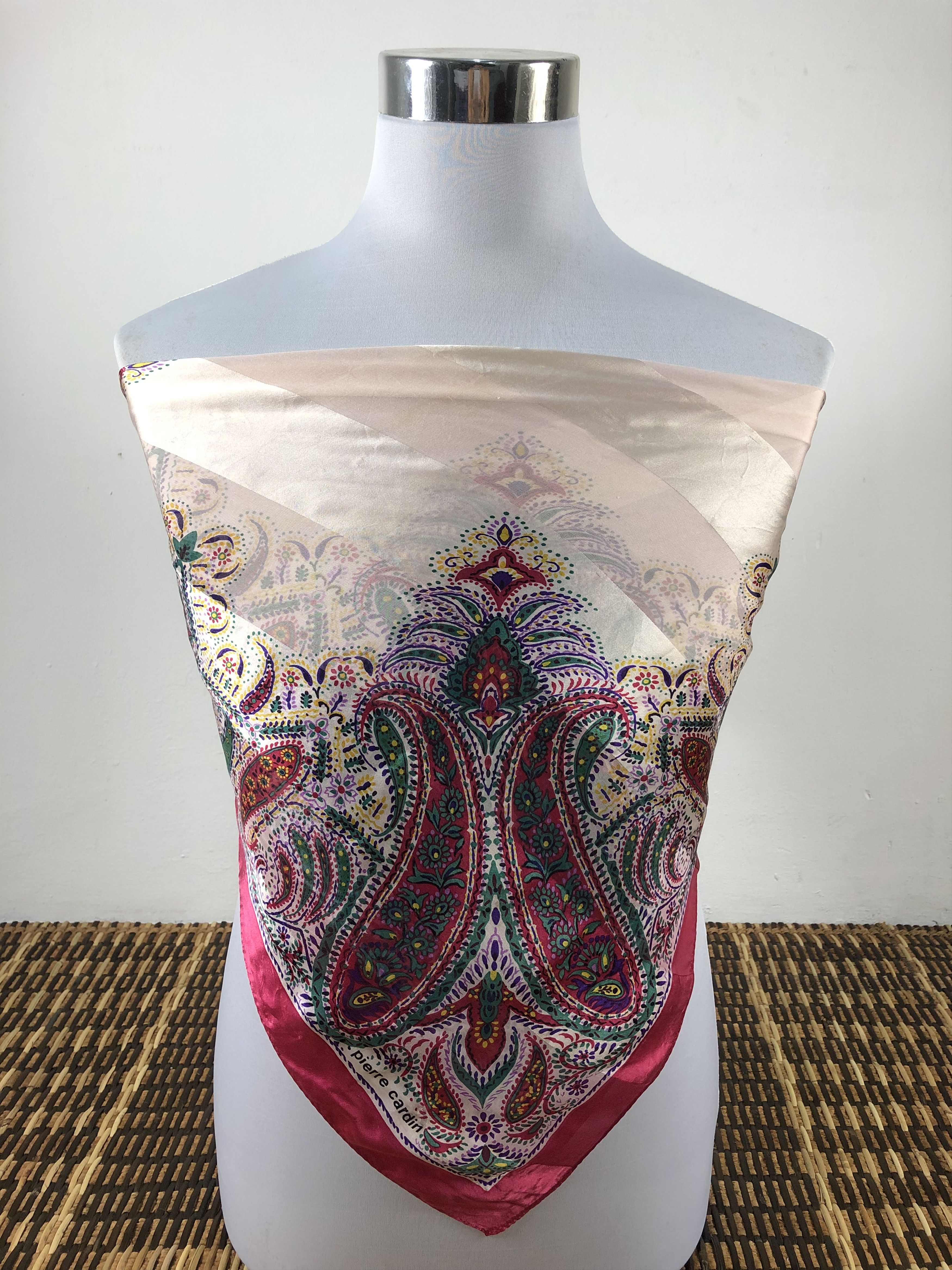 Pierre Cardin Pierre Cardin Silk Scarf Size ONE SIZE - 2 Thumbnail