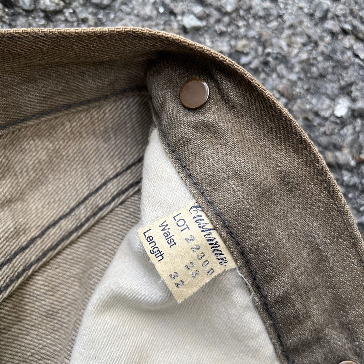 Cushman 1980s 70s Cushman Lot 22300 Vintage Workwear Pant Union Made Size US 28 / EU 44 - 7 Thumbnail