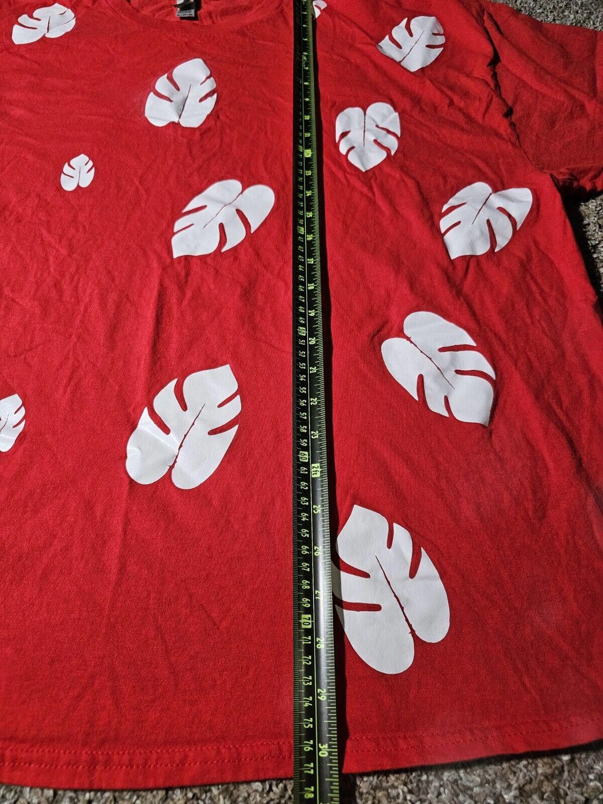 Gildan 3XL Gildan Heavy Cotton leaf leaves red shirt Size US XXL / EU 58 / 5 - 3 Thumbnail