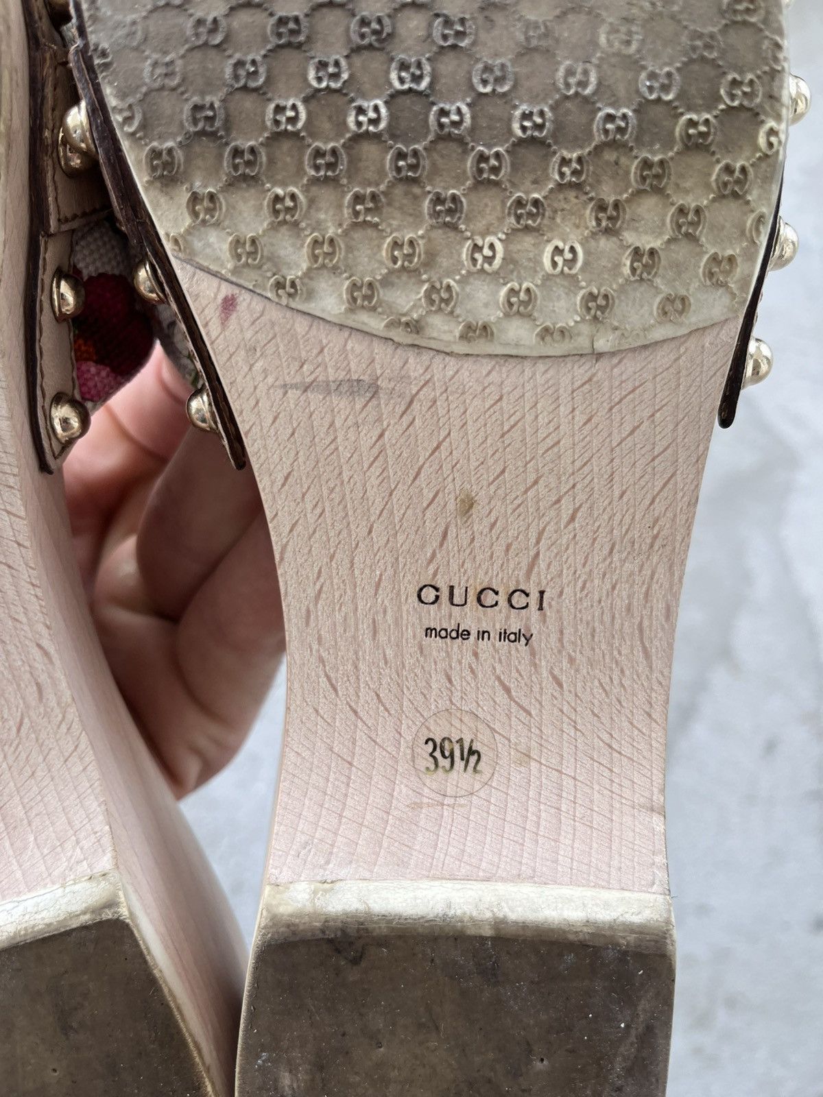 Gucci Rare Gucci Wooden Platform Sandals Luxury Avant-Garde Y2K Size US 9.5 / IT 39.5 - 16 Thumbnail