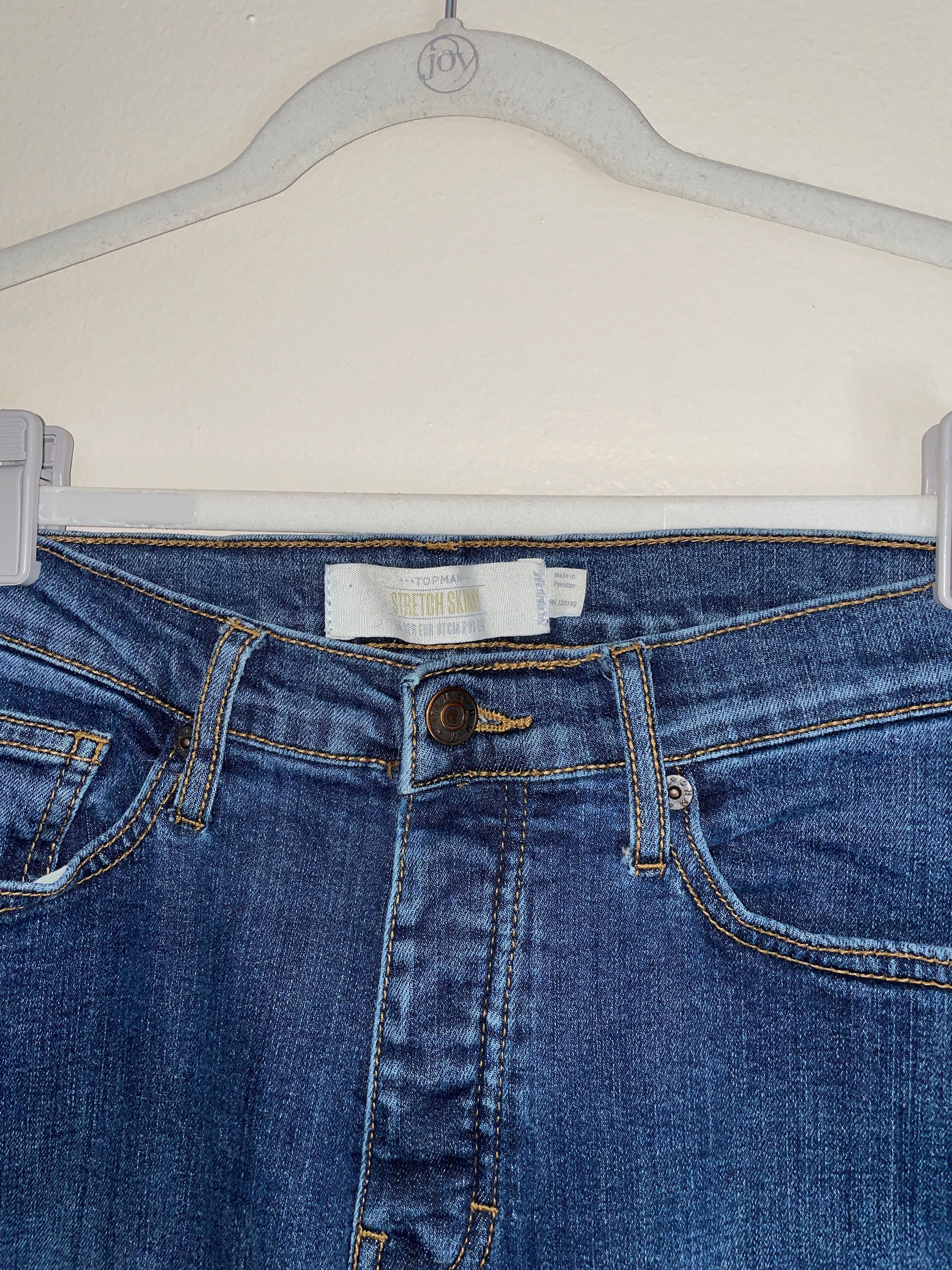 Topman Topman Stretch Skinny Blue Denim Jeans 32x32 Size US 32 / EU 48 - 4 Thumbnail