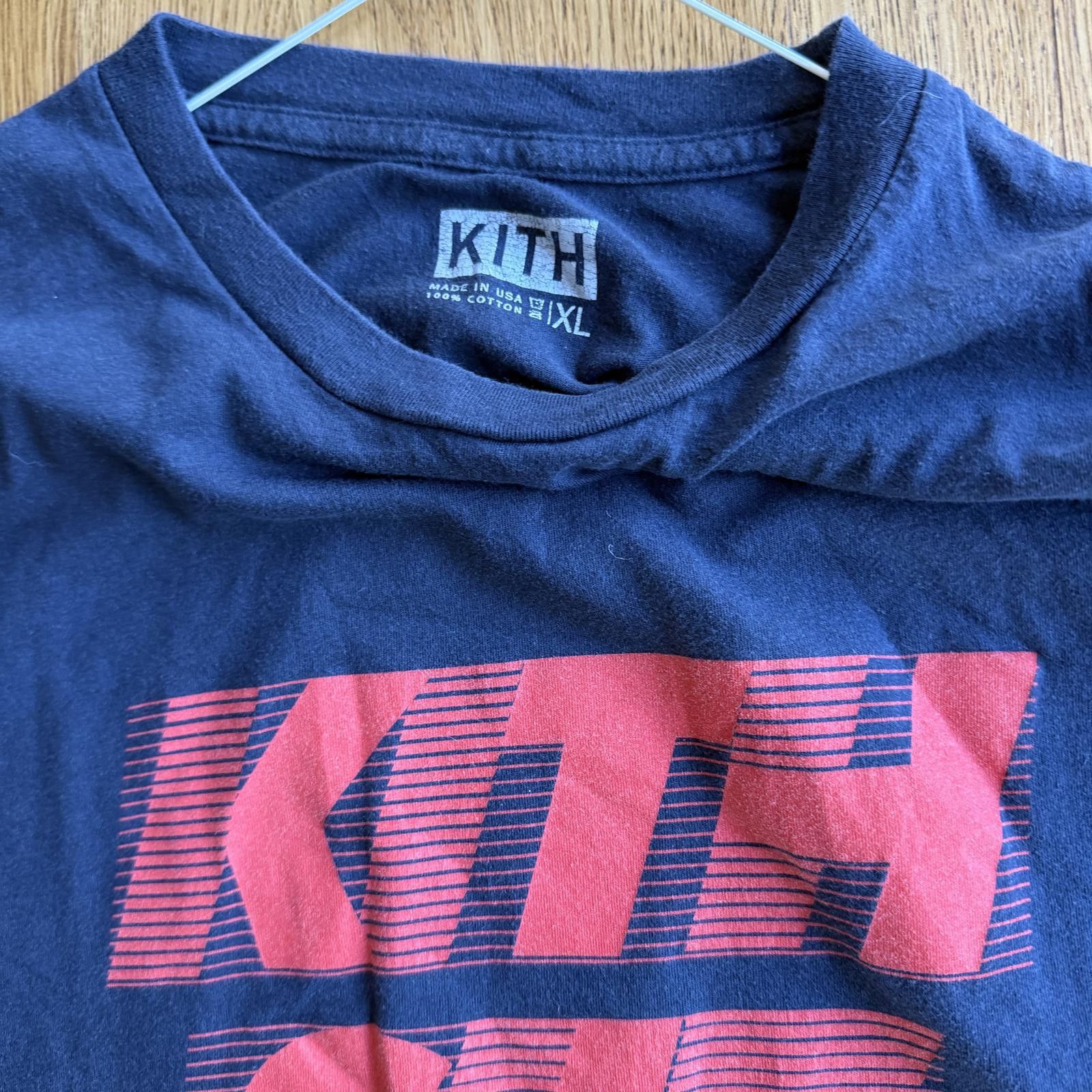 Kith KITH SET Graphic T-Shirt in Navy Blue, Men's Size XLarge Size US XL / EU 56 / 4 - 4 Thumbnail