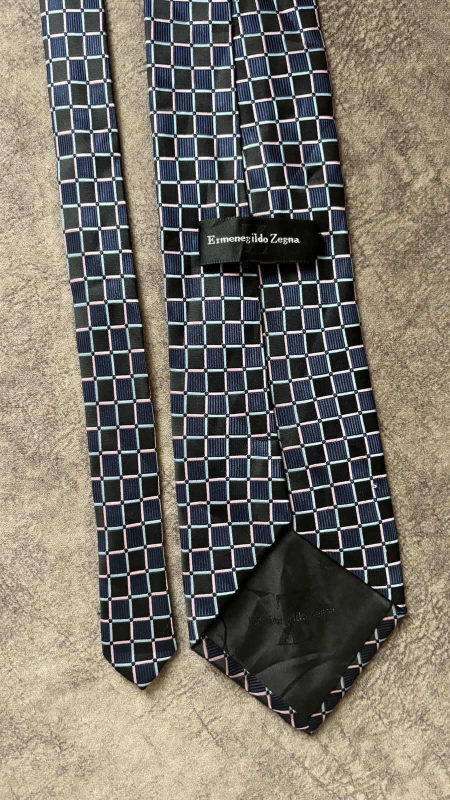 Vintage Ermenegildo Zegna tied Size 38 - 3 Thumbnail