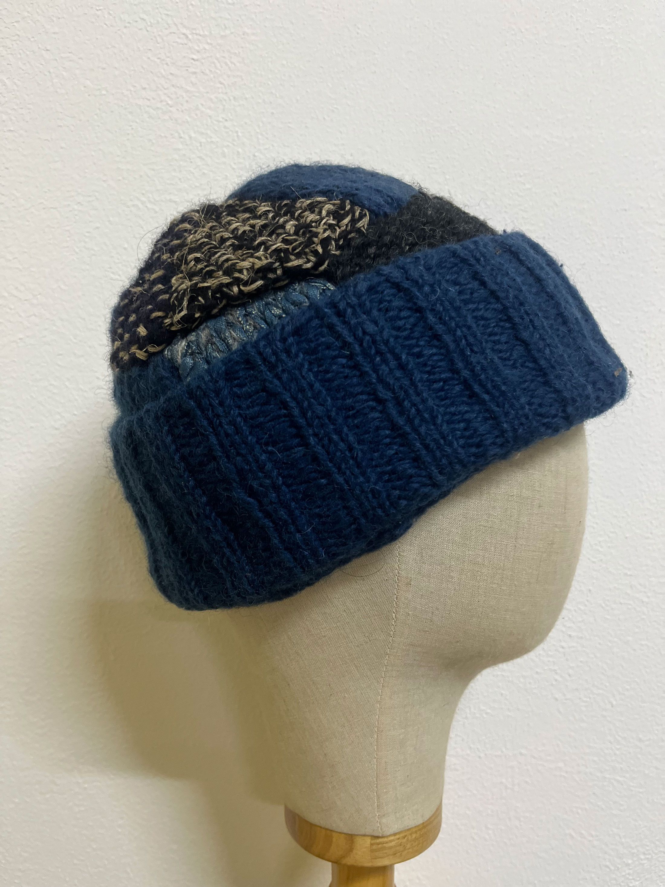 Kapital Kapital Japan Tugihagi Hand Knit Watch Cap Beanie Snow Woven Size ONE SIZE - 4 Thumbnail