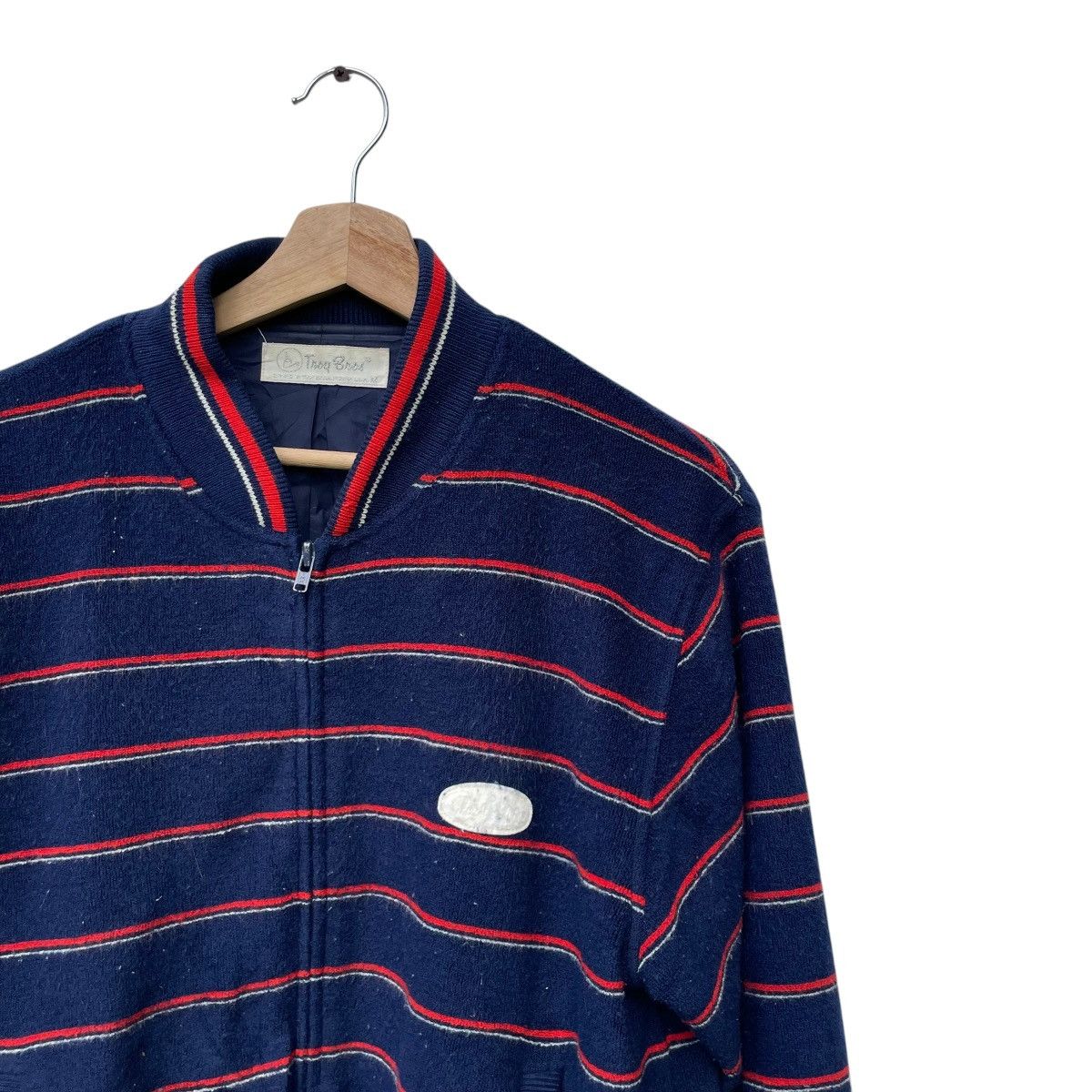 Element × Issey Miyake × Japanese Brand Vintage Japanese Brand Troy Bros Stripe Jacket Size US M / EU 48-50 / 2 - 3 Thumbnail