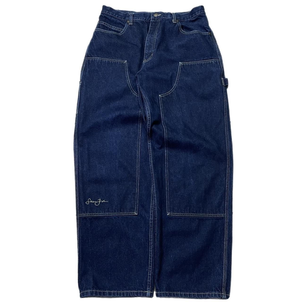 Blue 90s Sean John Denim Hip Hop Jeans Baggy | Depop