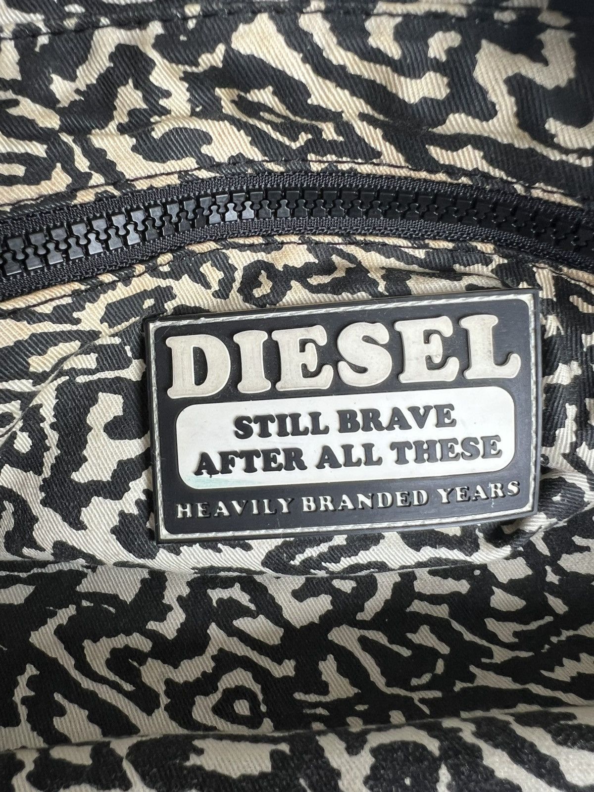 Diesel Black Gold Archive 2000s Y2K Diesel Mini Black Boston Hand Carry Bag Size ONE SIZE - 7 Thumbnail