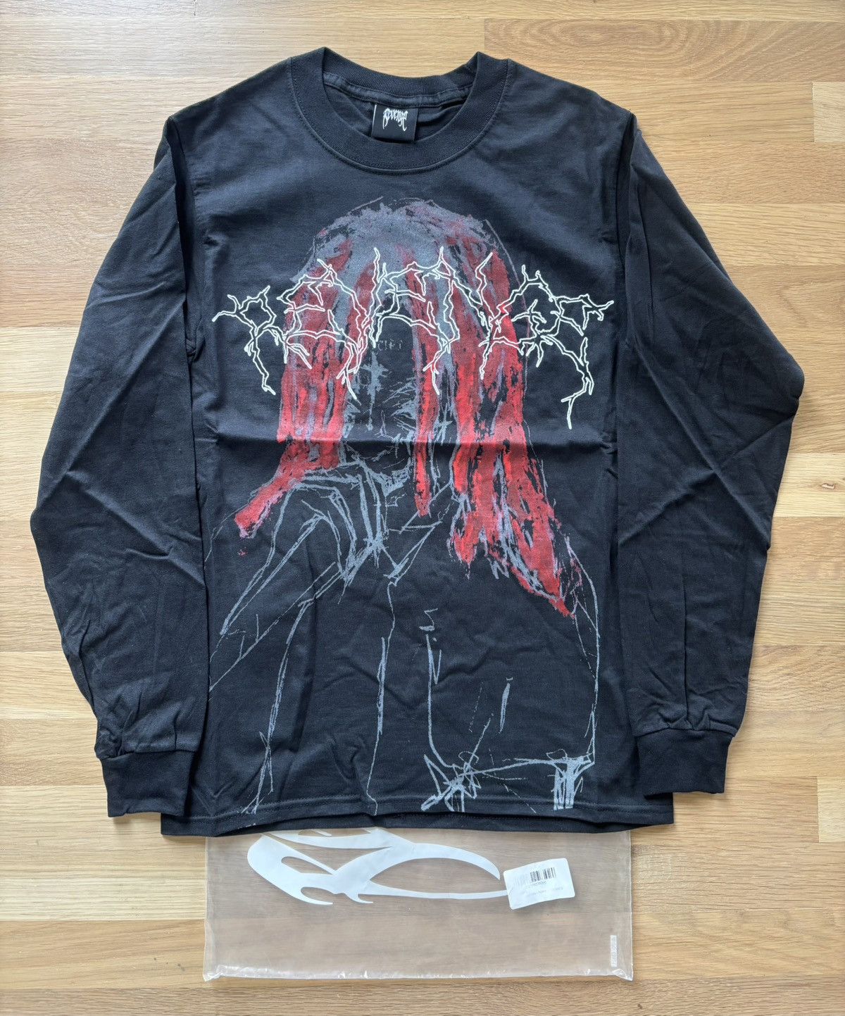 Revenge × Trippie Redd Revenge Trippie Redd Lightning Longsleeve Tee Size US S / EU 44-46 / 1 - 2 Thumbnail