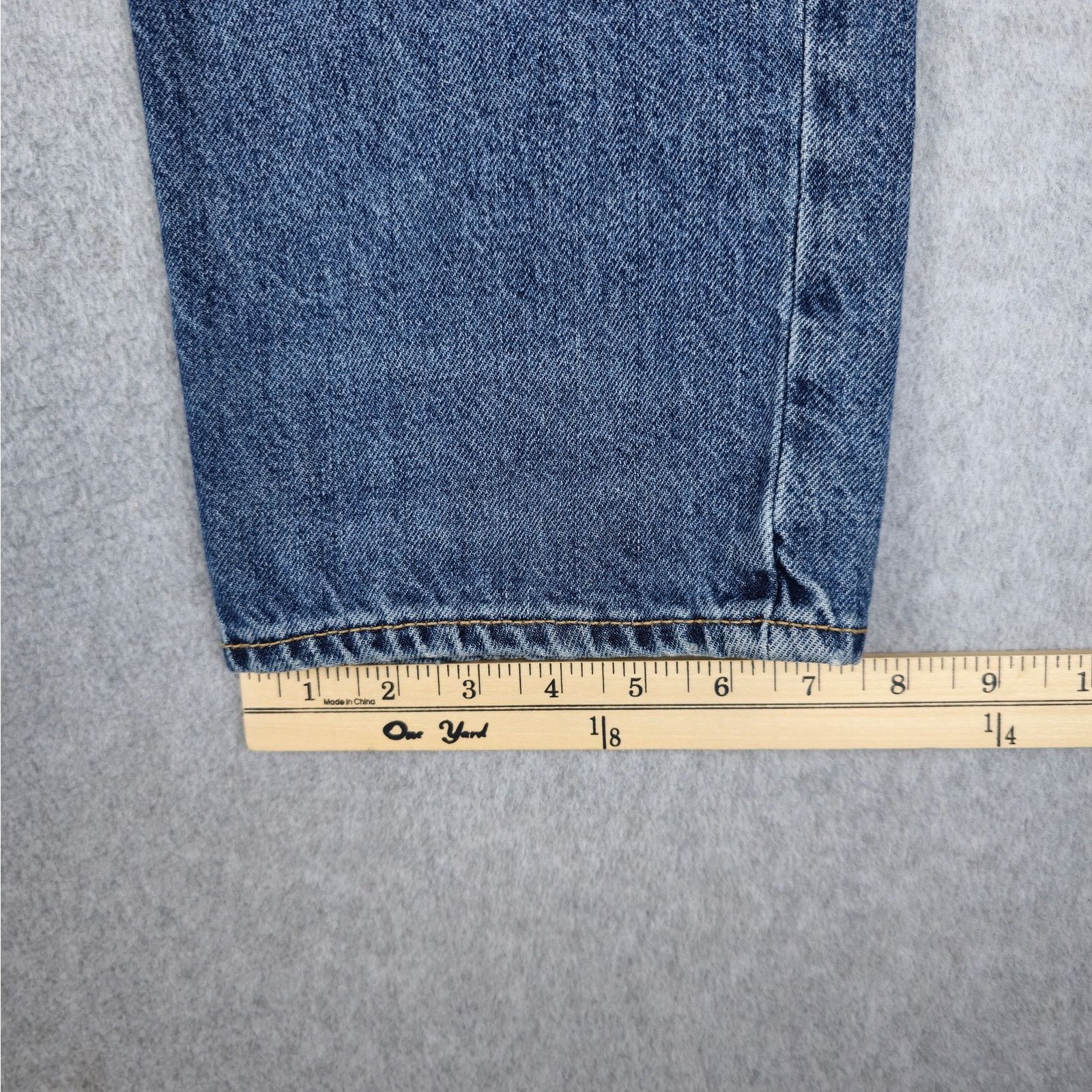 Old Navy Old Navy 14 High Rise Slouchy Straight Button Fly Jeans Size 36" / US 14 / IT 50 - 16 Thumbnail