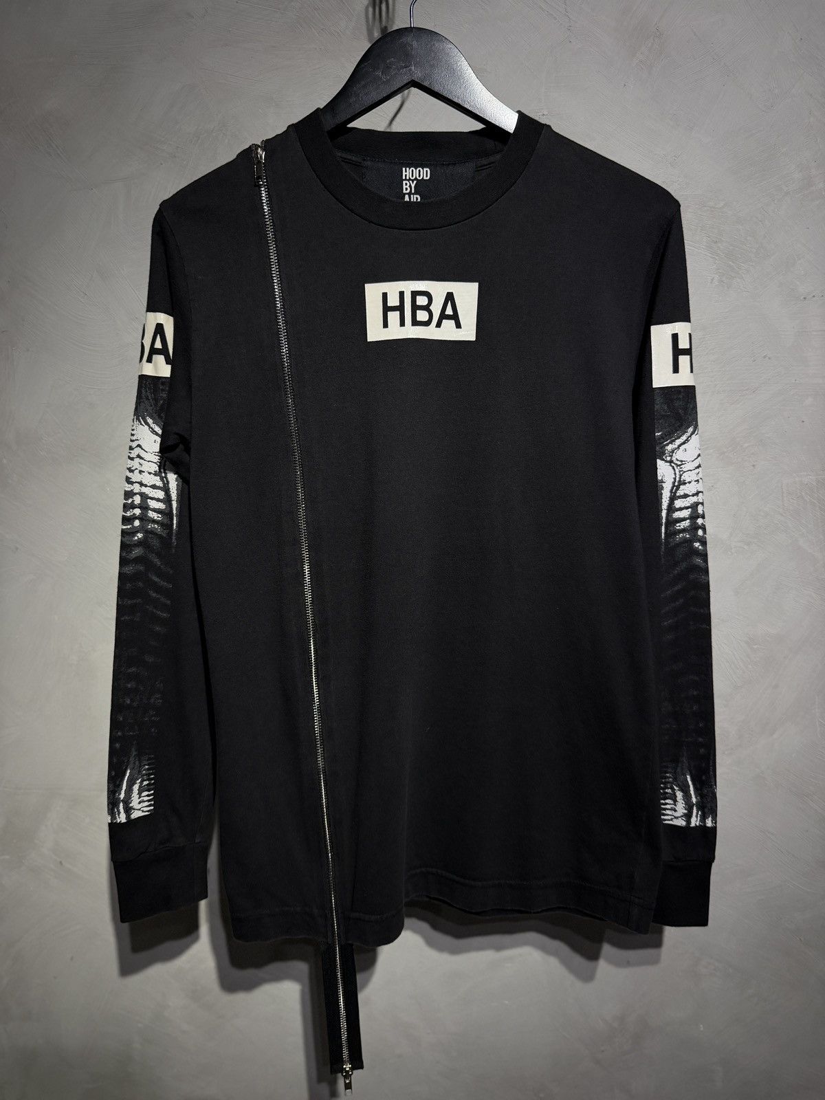 Hood By Air Hood By Air Thermal Map Long Sleeve Shirt | Grailed