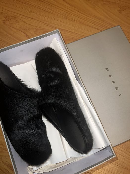 Marni MARNI MENS BLACK SLIDES Grailed