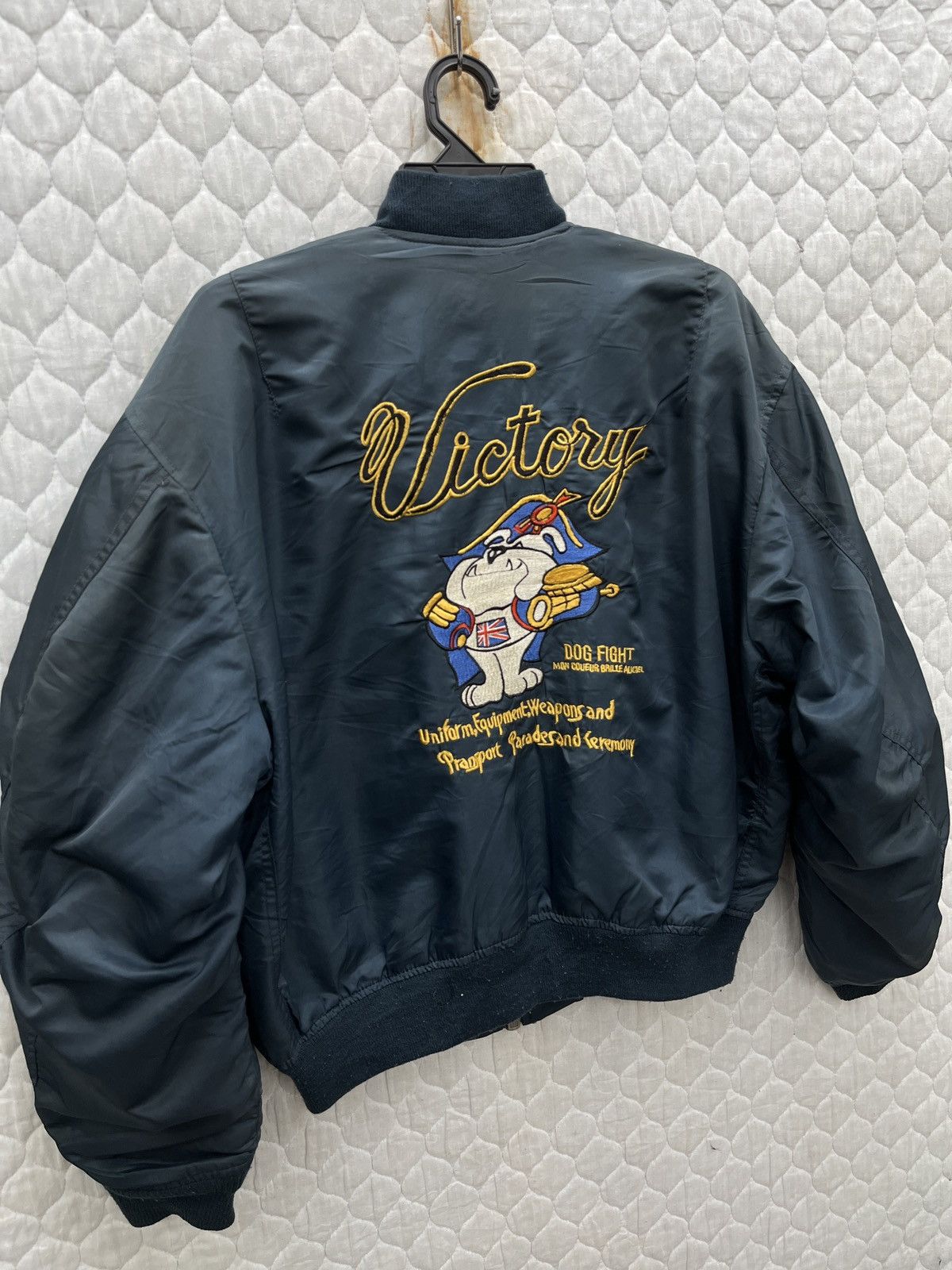 Japanese Brand 🔥🔥🔥STEALS DOG FIGHT MA1 BOMBER FLIGHT JACKET Size US L / EU 52-54 / 3 - 2 Thumbnail