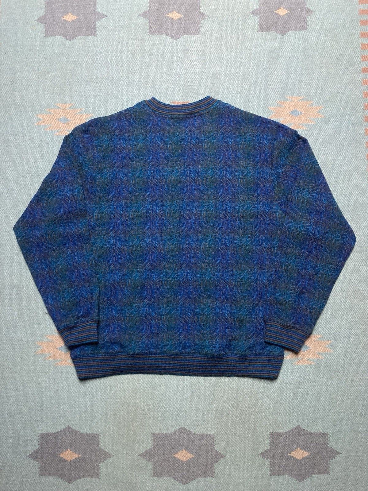 Vintage Jhane Barnes crewneck sweater shirt abstract fractal wool L Size US L / EU 52-54 / 3 - 6 Thumbnail