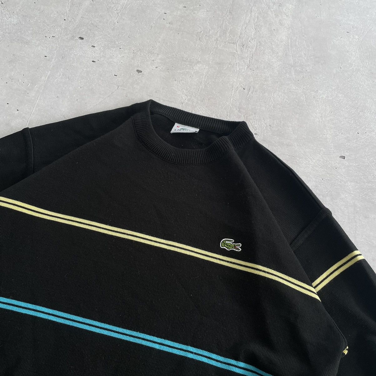Lacoste × Vintage Vintage 90s Lacoste Knit Sweater Sz M Size US M / EU 48-50 / 2 - 5 Thumbnail