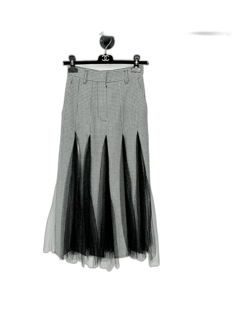 Dior Dior New Wool Mesh Half Skirt Size 34-2506 Size 33" - 1 Thumbnail
