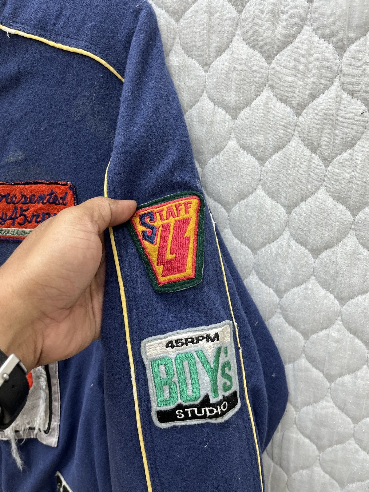45rpm × Vintage 🔥🔥🔥ARCHIVE VTG 45RPM BOMBER JACKET Size US S / EU 44-46 / 1 - 13 Thumbnail