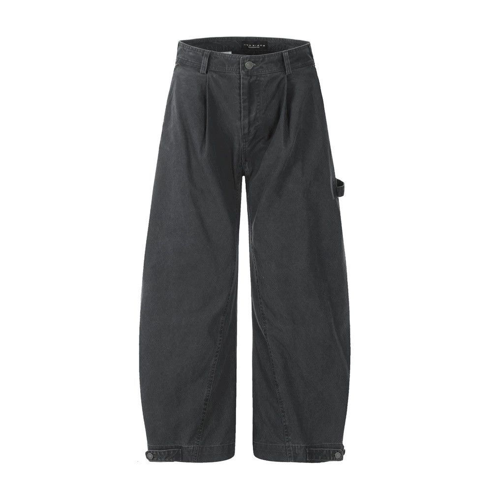 Vintage Men's distressed washed workwear scimitar trousers Size US 32 / EU 48 - 1 Thumbnail
